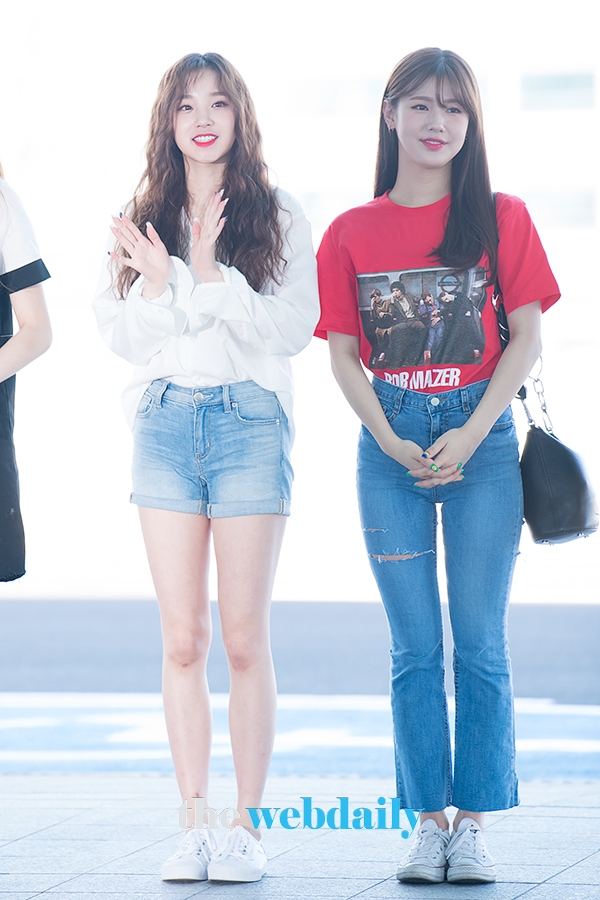 (여자)아이들 우기-미연, 인천국제공항 출국