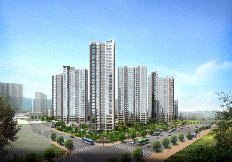 철산 센트럴 푸르지오 조감도. (사진= 대우건설)