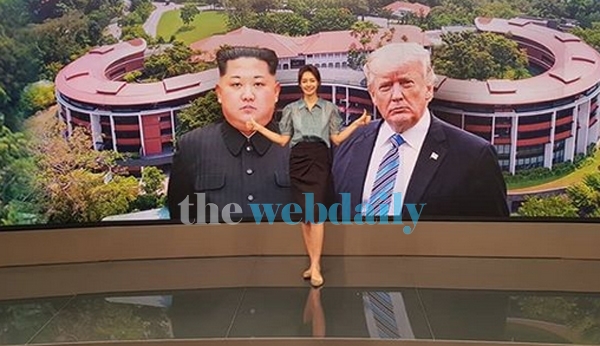 안현모, 하루가 지나도 쏠리는 이목...북미정상회담 후 모습까지 '눈길'