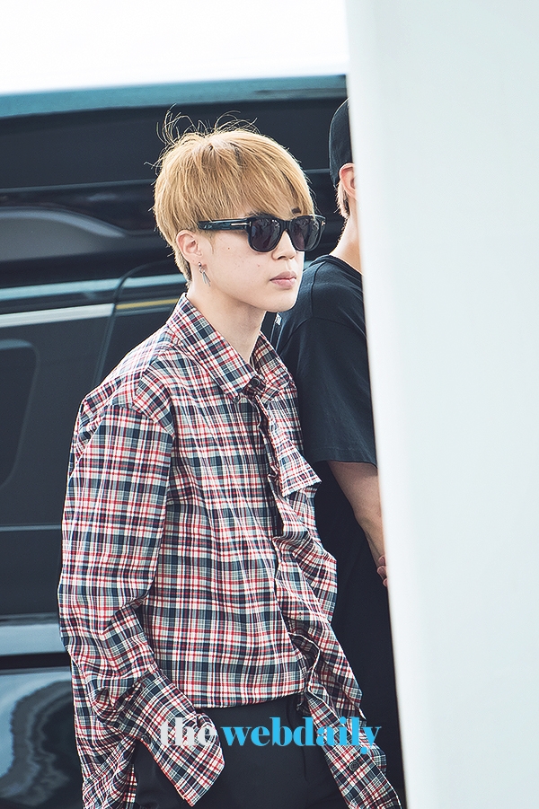 방탄소년단(BTS) 지민, 인천국제공항 출국 현장