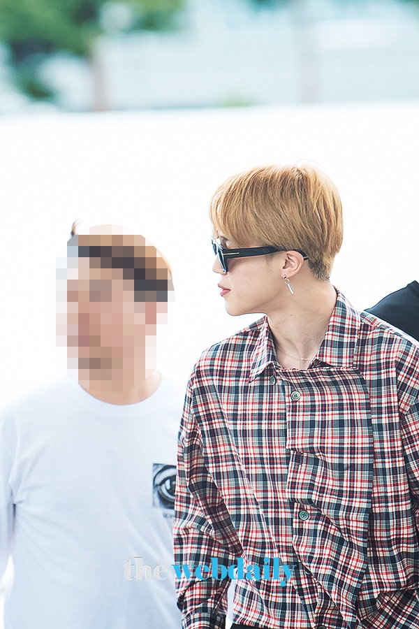 방탄소년단(BTS) 지민, 인천국제공항 출국 현장
