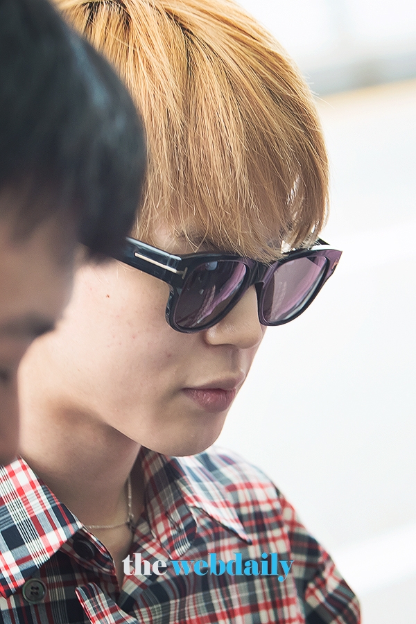 방탄소년단(BTS) 지민, 인천국제공항 출국 현장