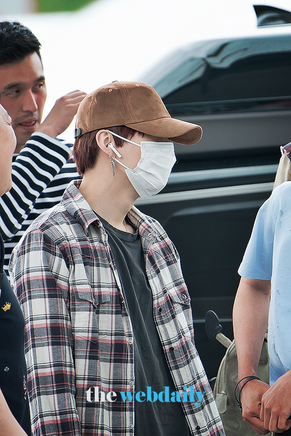 방탄소년단(BTS) 슈가, 인천국제공항 출국 현장