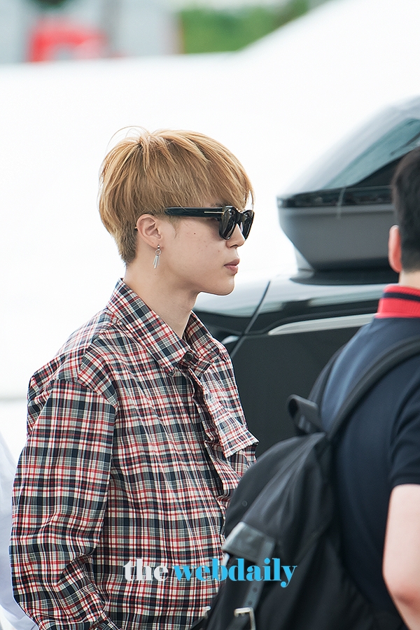 방탄소년단(BTS) 지민, 인천국제공항 출국 현장