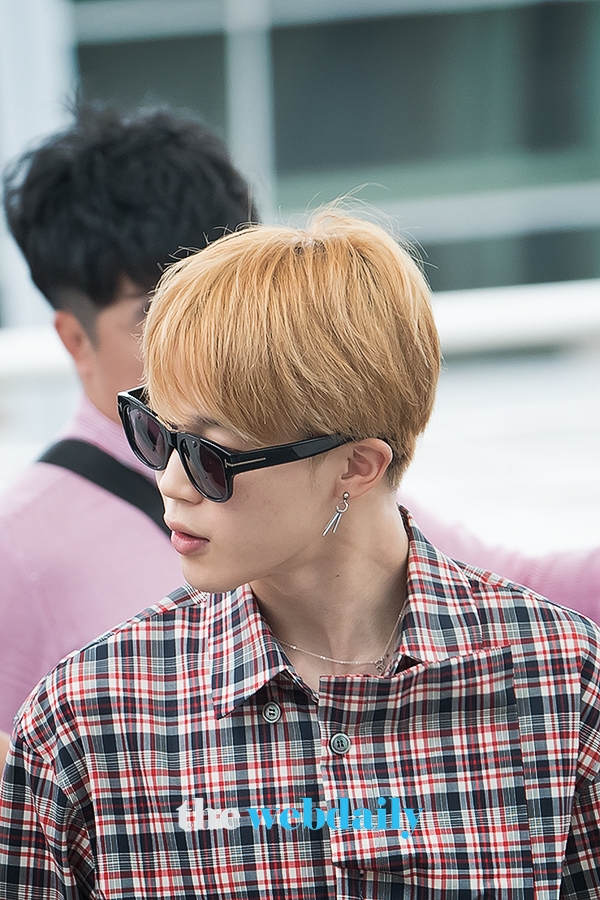방탄소년단(BTS) 지민, 인천국제공항 출국 현장