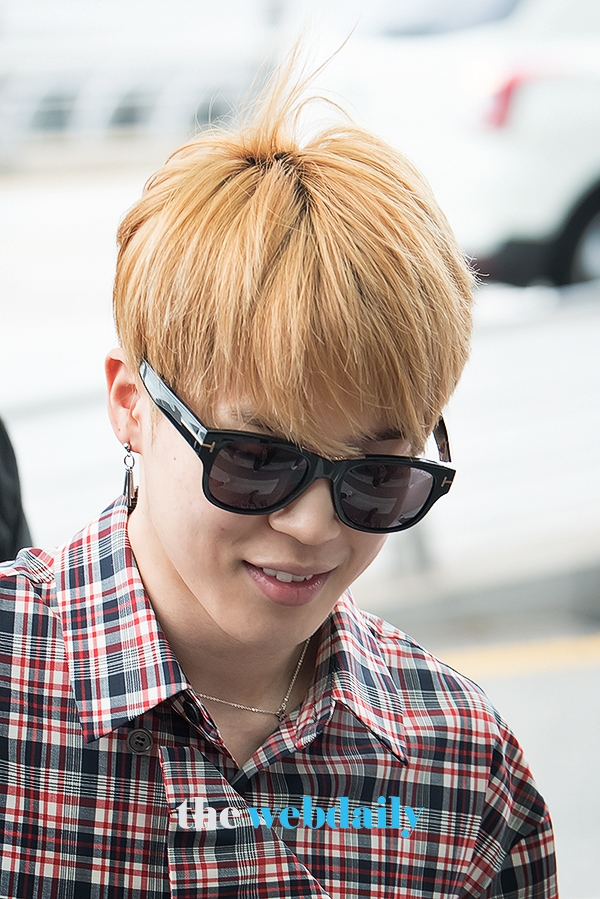 방탄소년단(BTS) 지민, 인천국제공항 출국 현장