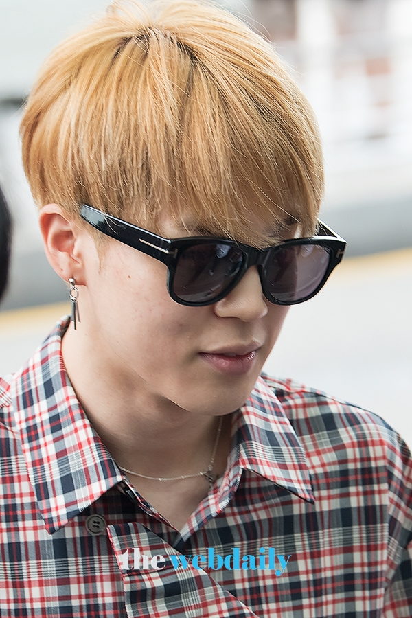 방탄소년단(BTS) 지민, 인천국제공항 출국 현장