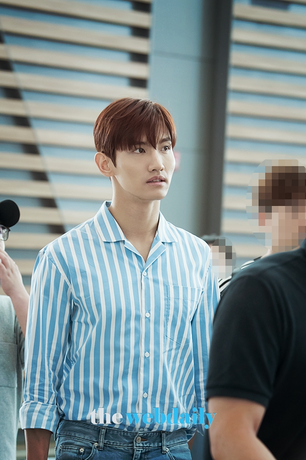 동방신기 최강창민, 인천국제공항 출국 현장