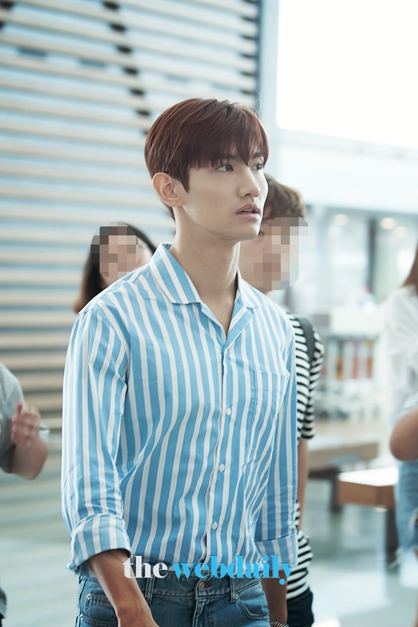 동방신기 최강창민, 인천국제공항 출국 현장