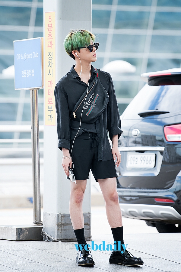iKON(아이콘) 김진환, 인천국제공항 출국 현장