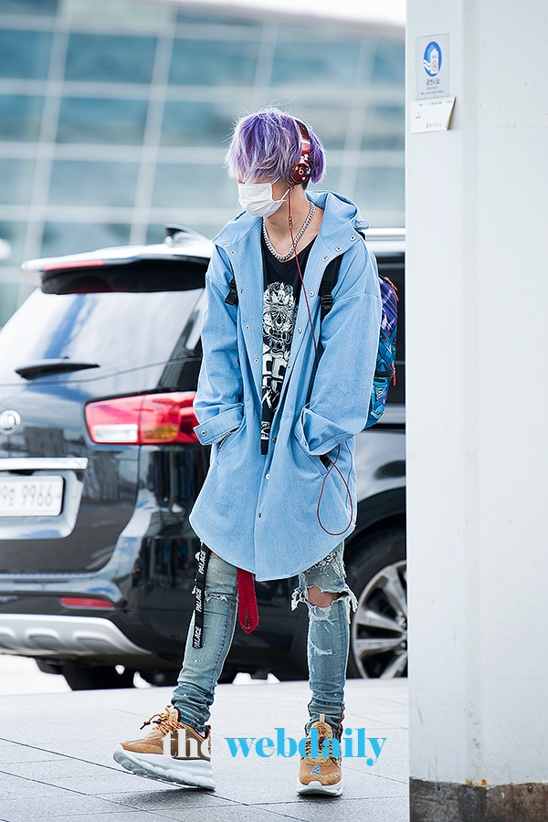 iKON(아이콘) 바비, 인천국제공항 출국 현장