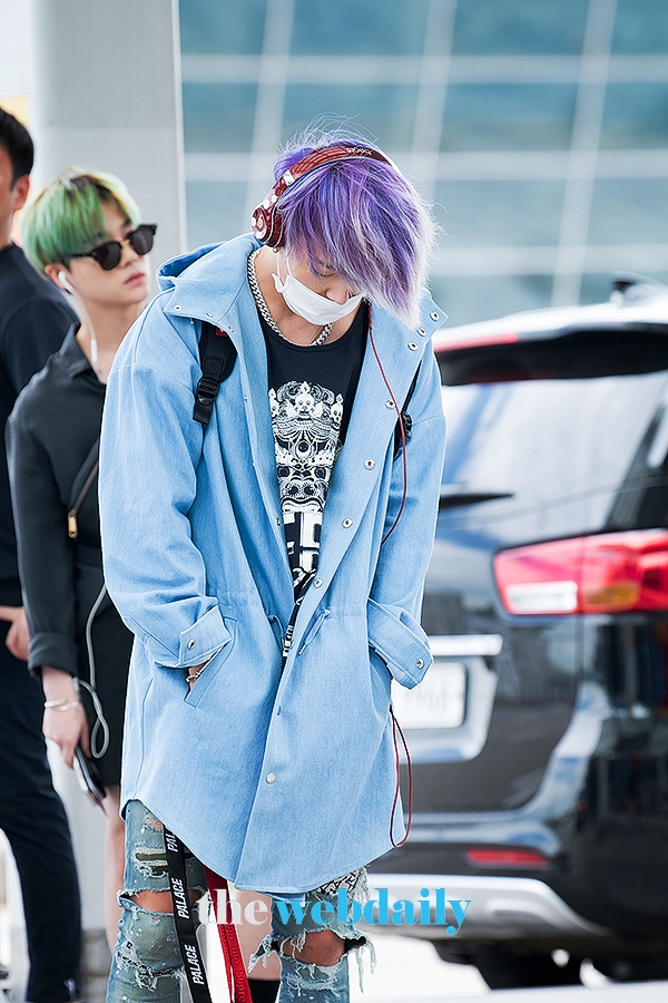 iKON(아이콘) 바비, 인천국제공항 출국 현장