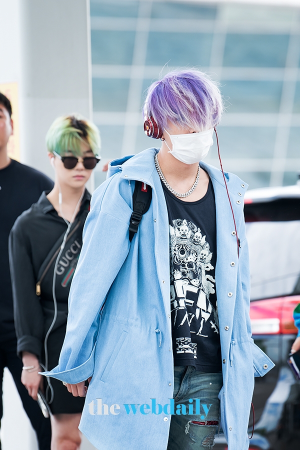 iKON(아이콘) 바비, 인천국제공항 출국 현장