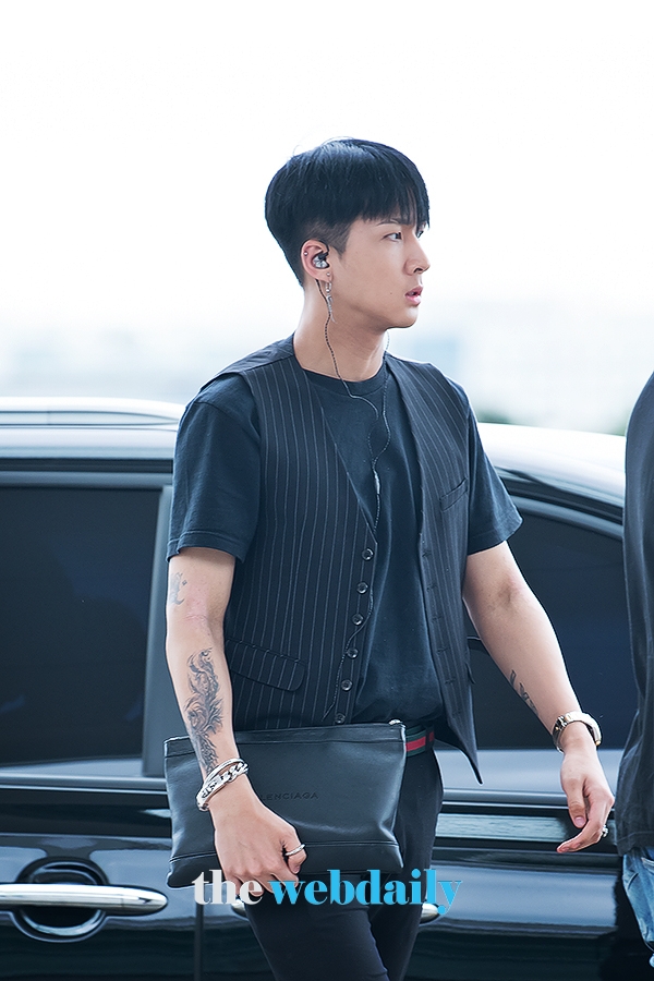 빅스(VIXX) 라비, 인천국제공항 출국 현장