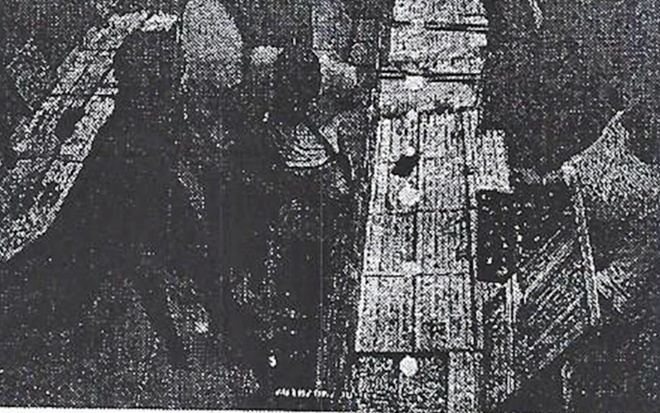 CCTV에 찍힌 피의자 검거모습.(사진제공=부산지방경찰청)