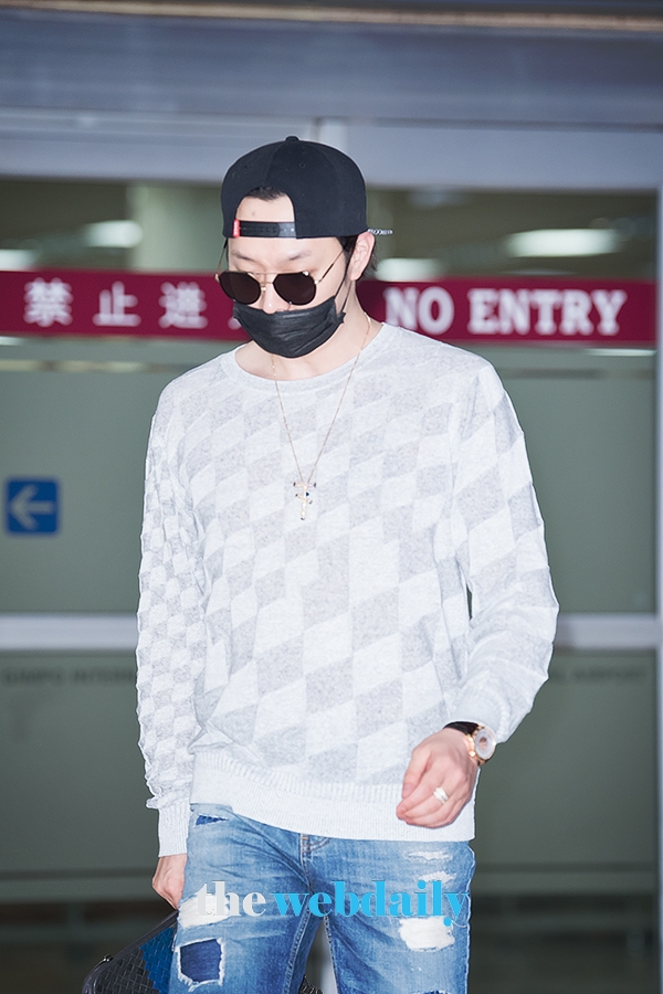 JYJ 박유천, 김포국제공항 입국 현장