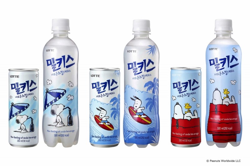 롯데칠성음료 '밀키스 스누피 에디션' 출시