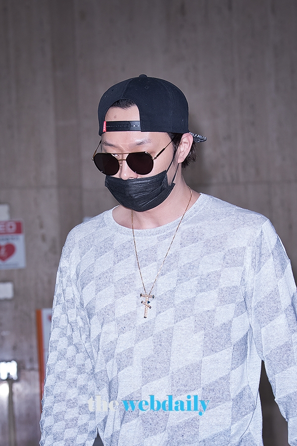 JYJ 박유천, 김포국제공항 입국 현장