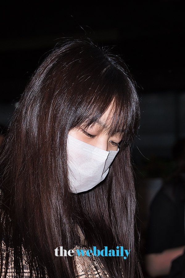 시로마 미루 (白間 美瑠), 김포국제공항 출국 현장
