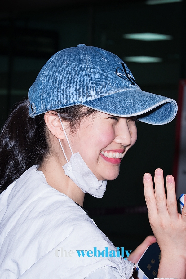 야마다 노에, 김포국제공항 출국 현장