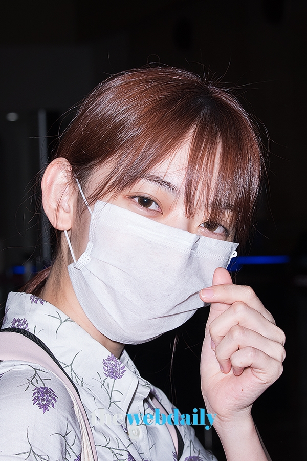 미야와키 사쿠라(HKT48), 김포국제공항 출국 현장