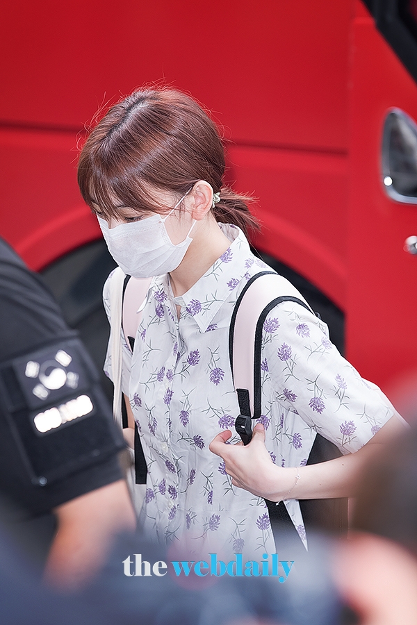 미야와키 사쿠라(HKT48), 김포국제공항 출국 현장