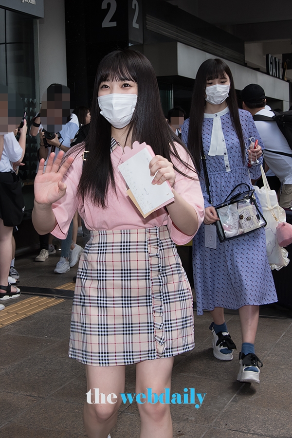 야부키 나코, 김포국제공항 입국 현장