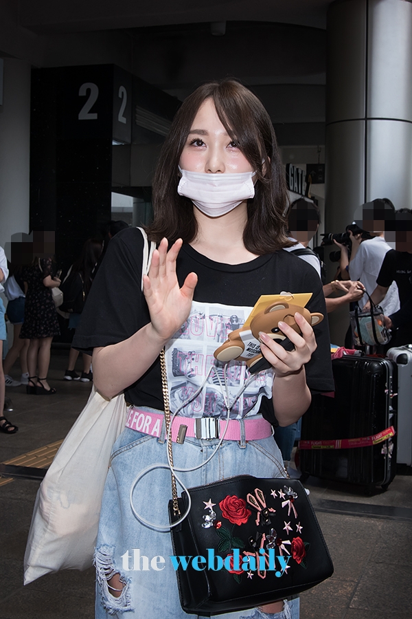 타카하시 쥬리, 김포국제공항 입국 현장