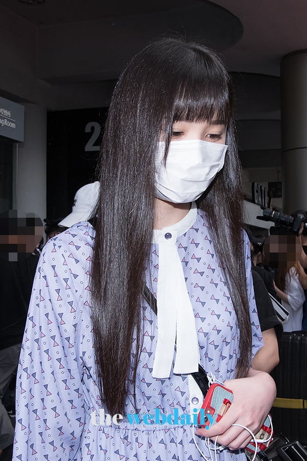 아라마키 미사키, 김포국제공항 입국 현장