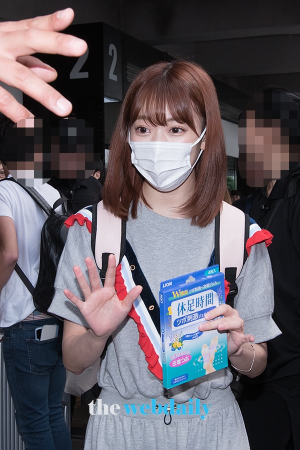 미야와키 사쿠라, 김포국제공항 입국 현장
