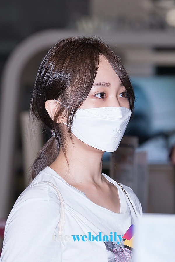 타카하시 쥬리, 김포국제공항 출국 현장