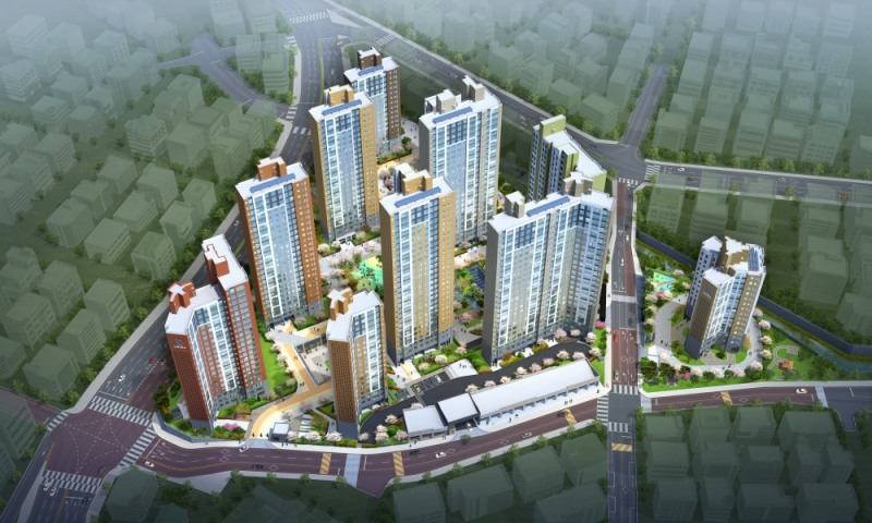 신구포 반도유보라 조감도.(사진=반도건설)