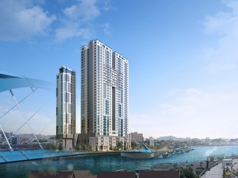 힐스테이트 속초 센트럴 투시도.(사진=현대건설)