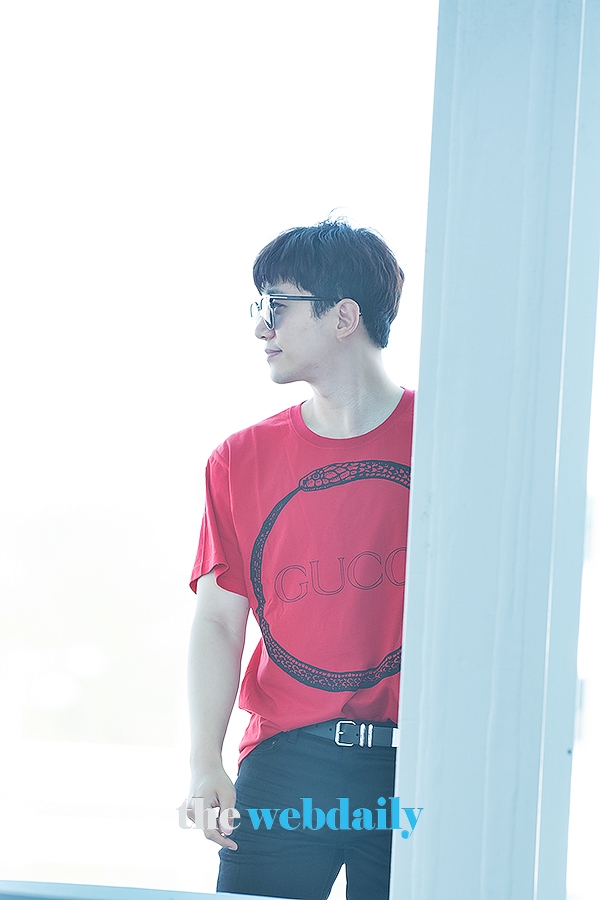 2PM 준호, 인천국제공항 출국 현장