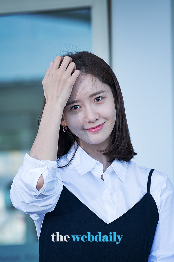 소녀시대 윤아, 인천국제공항 출국 현장