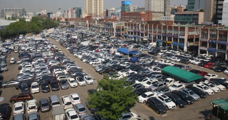 자동차 매매단지 전경. (사진=포도컴)