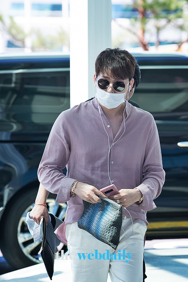 JYJ 박유천, 인천국제공항 출국 현장