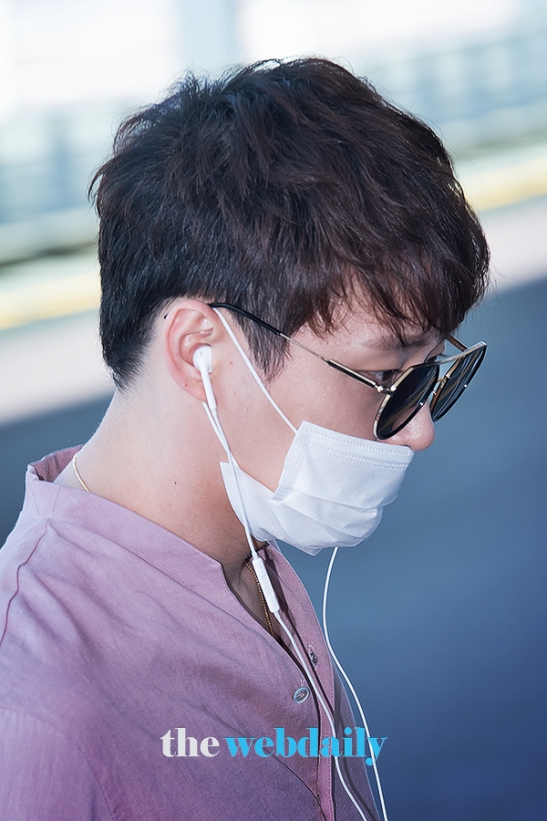 JYJ 박유천, 인천국제공항 출국 현장