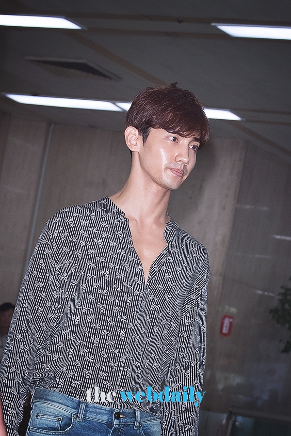 동방신기 최강창민, 김포국제공항 입국 현장