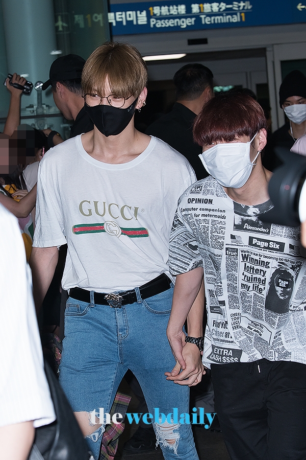 WannaOne(워너원) 강다니엘-하성운, 인천국제공항 입국 현장