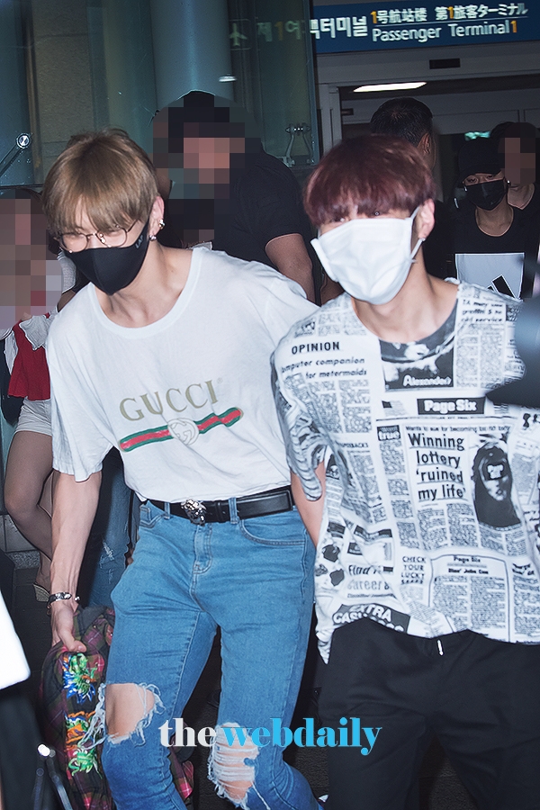 WannaOne(워너원) 강다니엘-하성운, 인천국제공항 입국 현장