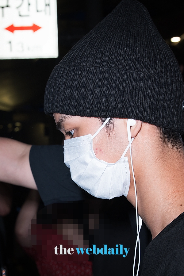WannaOne(워너원) 배진영, 인천국제공항 입국 현장