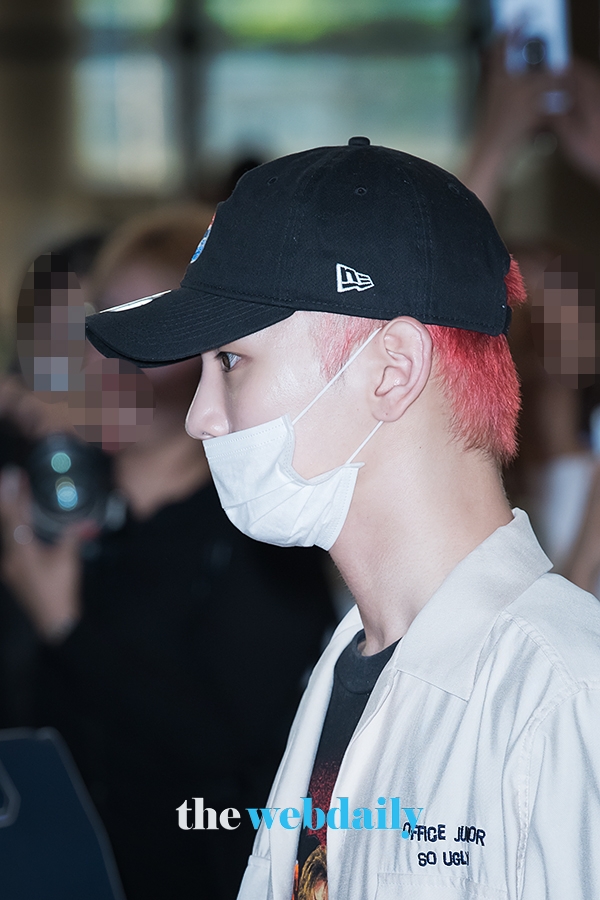 샤이니(SHINee) 키, 김포국제공항 출국 현장