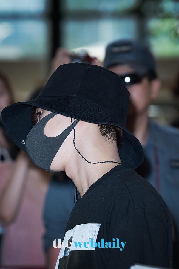 샤이니(SHINee) 태민, 김포국제공항 출국 현장