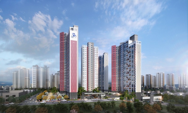 전주 인후 더샵 투시도.(사진=포스코건설)