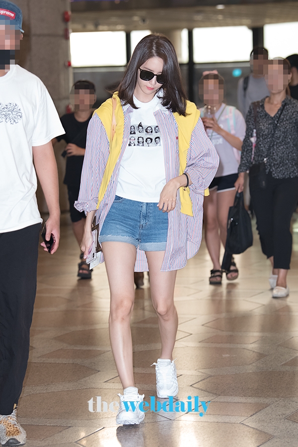 소녀시대 윤아, 김포국제공항 출국 현장