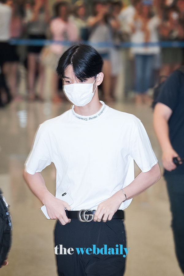 WannaOne(워너원) 배진영, 인천국제공항 입국 현장