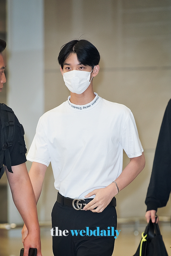 WannaOne(워너원) 배진영, 인천국제공항 입국 현장
