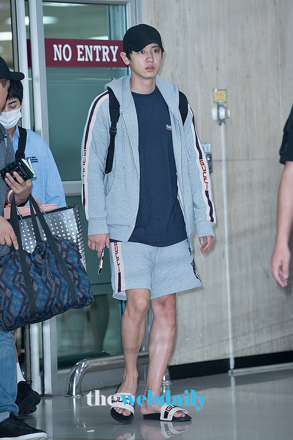 엑소(EXO) 찬열, 김포국제공항 입국 현장