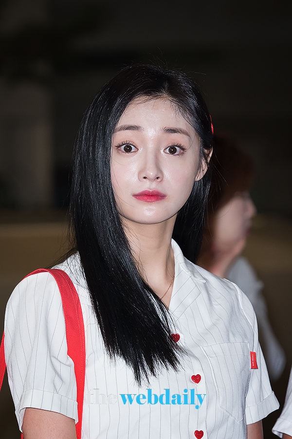 프리스틴(PRISTIN) 주결경, 김포국제공항 출국 현장